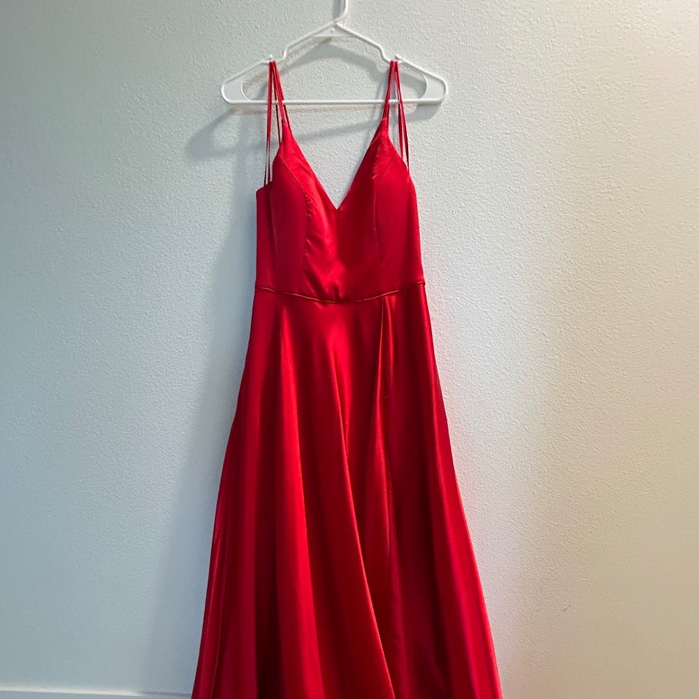 Red prom dress